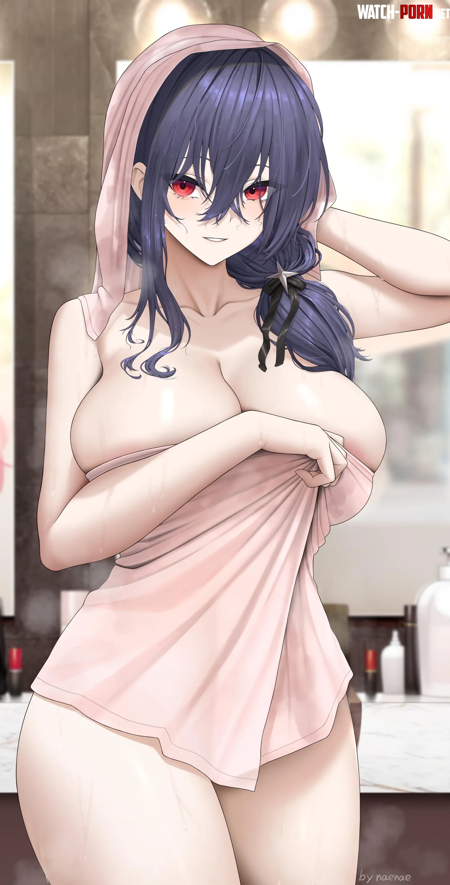 Pittsburgh After Bath Fouriasensei Azur Lane by llamanatee