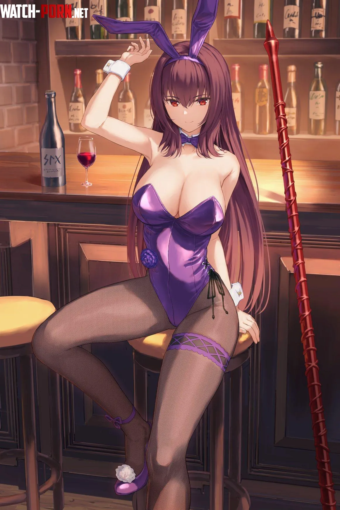 Bunny Scathach FateGO by CheetahSperm18