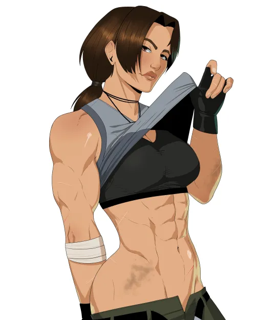 Thumbnail Lara Dylan Macri Tomb Raider by Kuro-Oji | fitdrawngirls