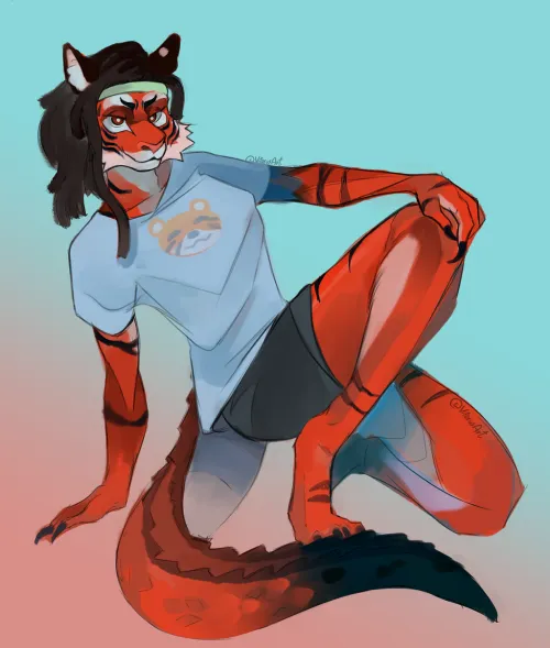 Thumbnail VitorusArt's Hybrid Creation for a Friend - A Unique Furry Addition