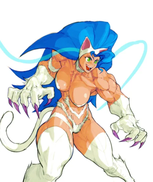 Thumbnail Muscular Felicia Zerosetsu: A Tribute to Fit Drawing Girls