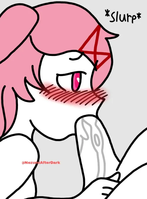 Thumbnail Nezumi_Draws Captures Enjoyment in DDLCRule34 Content