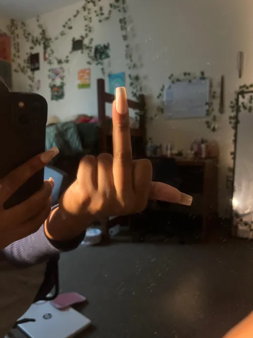Thumbnail Finger Gestures: Ms_Scare's Playful Provocations