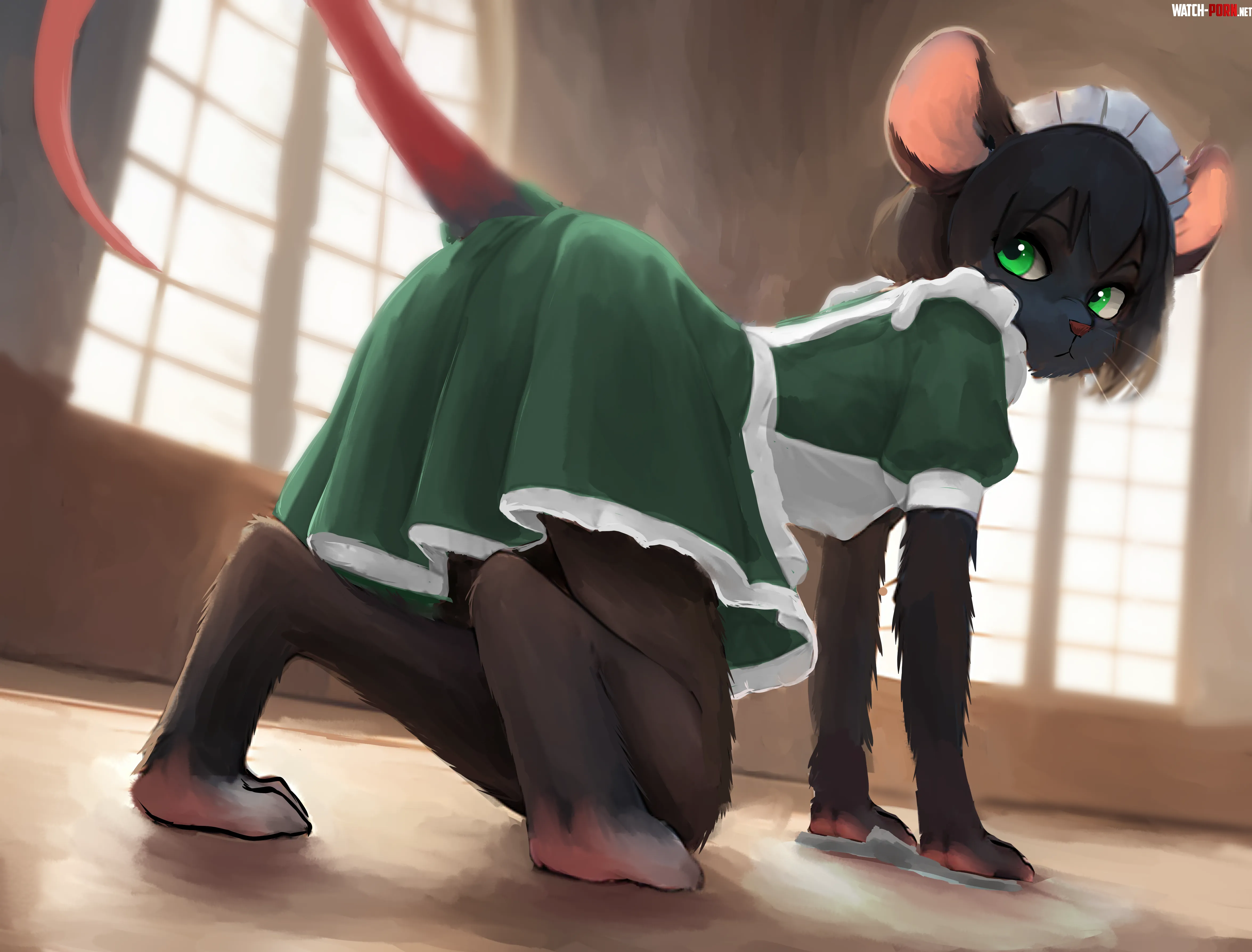 Mouse Maid  by MythRava