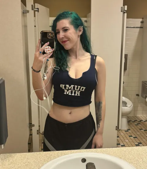 Thumbnail Belly Shirt Selfie: MirrorSelfie by sirenskiss3