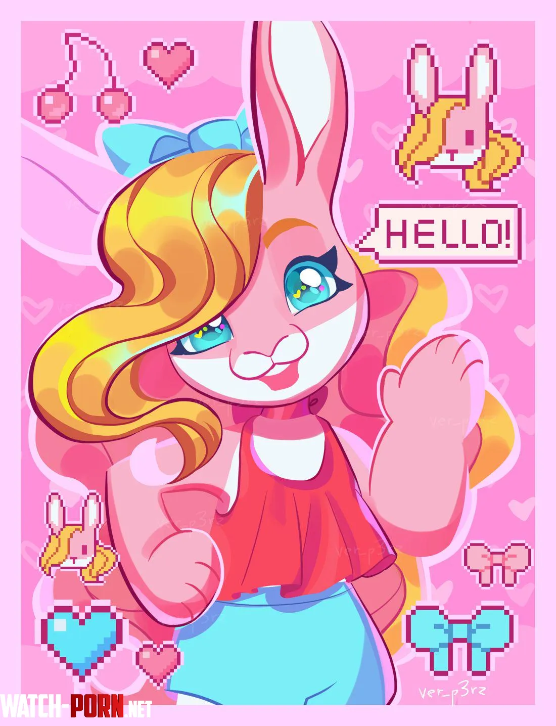 Chibi portrait of Lily by ver-p3rz