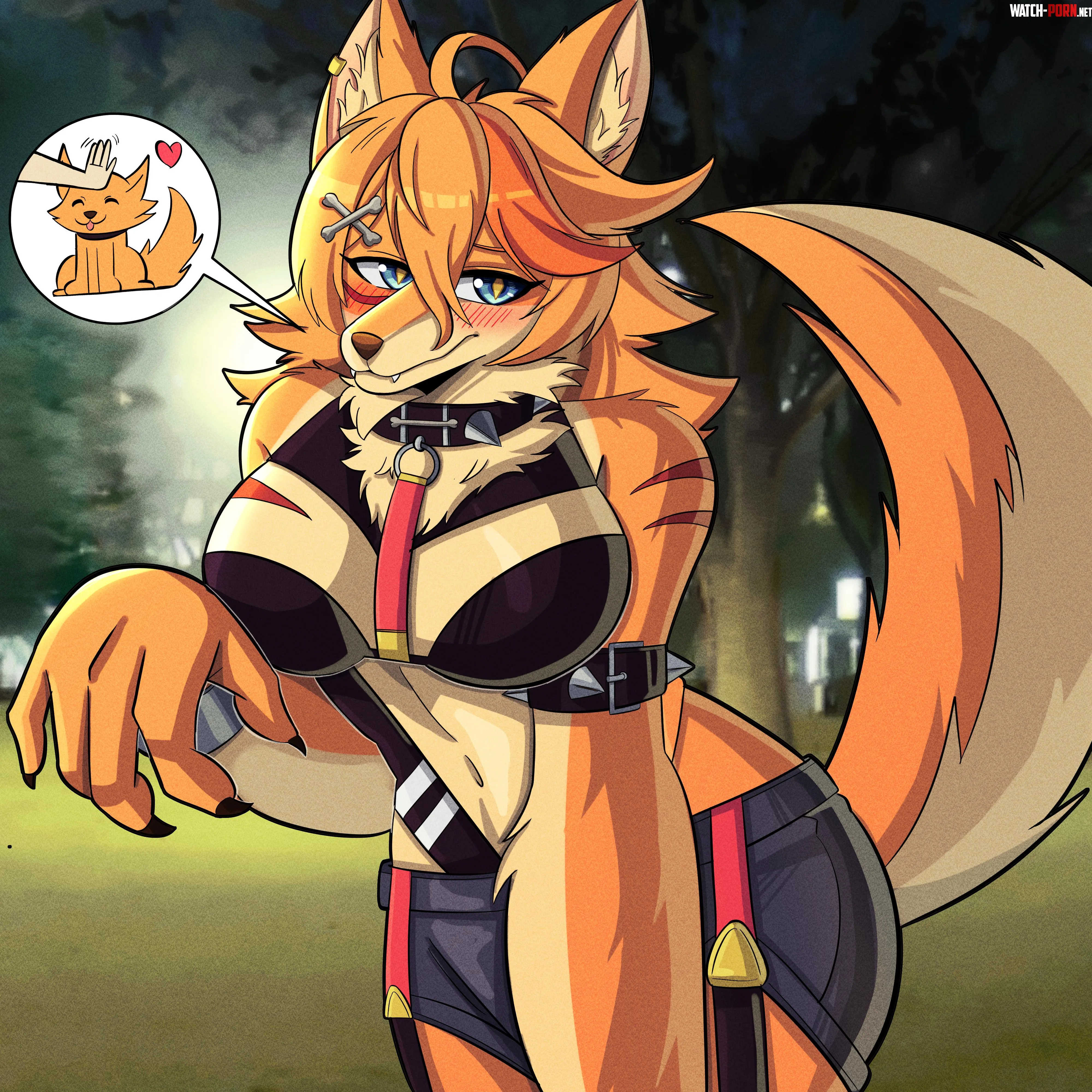 Fanart for a vtuber called Buffpup Art by me by rodolfoslime