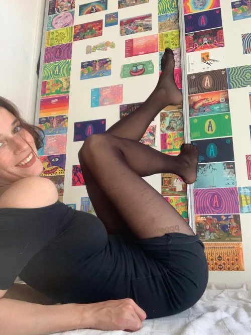 Thumbnail Fun Times: Embracing Pantyhose for Playful Activities by peqqqqqq