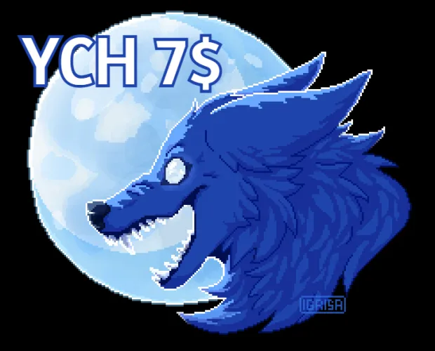 Thumbnail Full Moon YCH Artistry by Igrisa | Furry Creations
