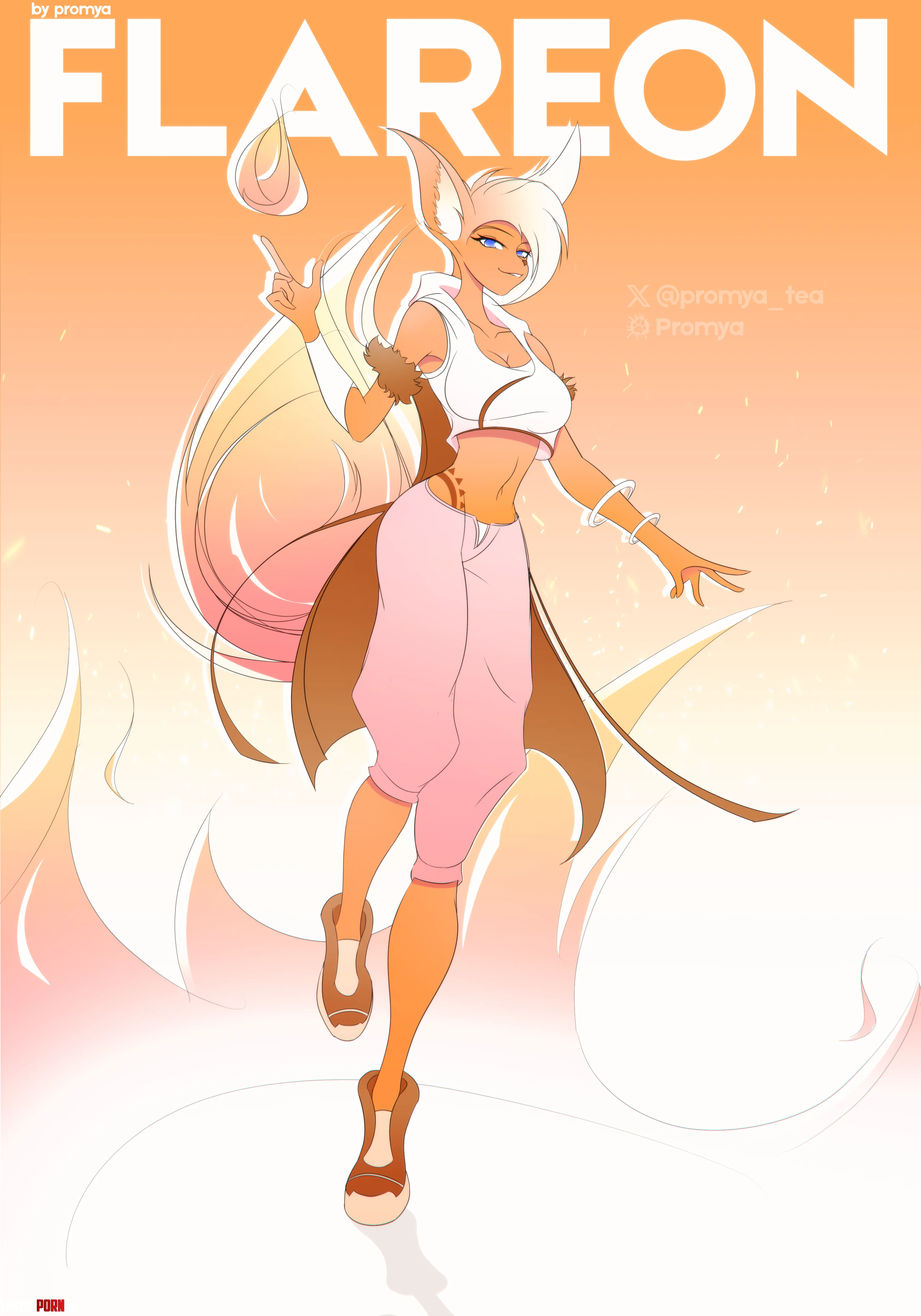 Flareon  Adopt for 50 by Promya by Either_Quantity4385