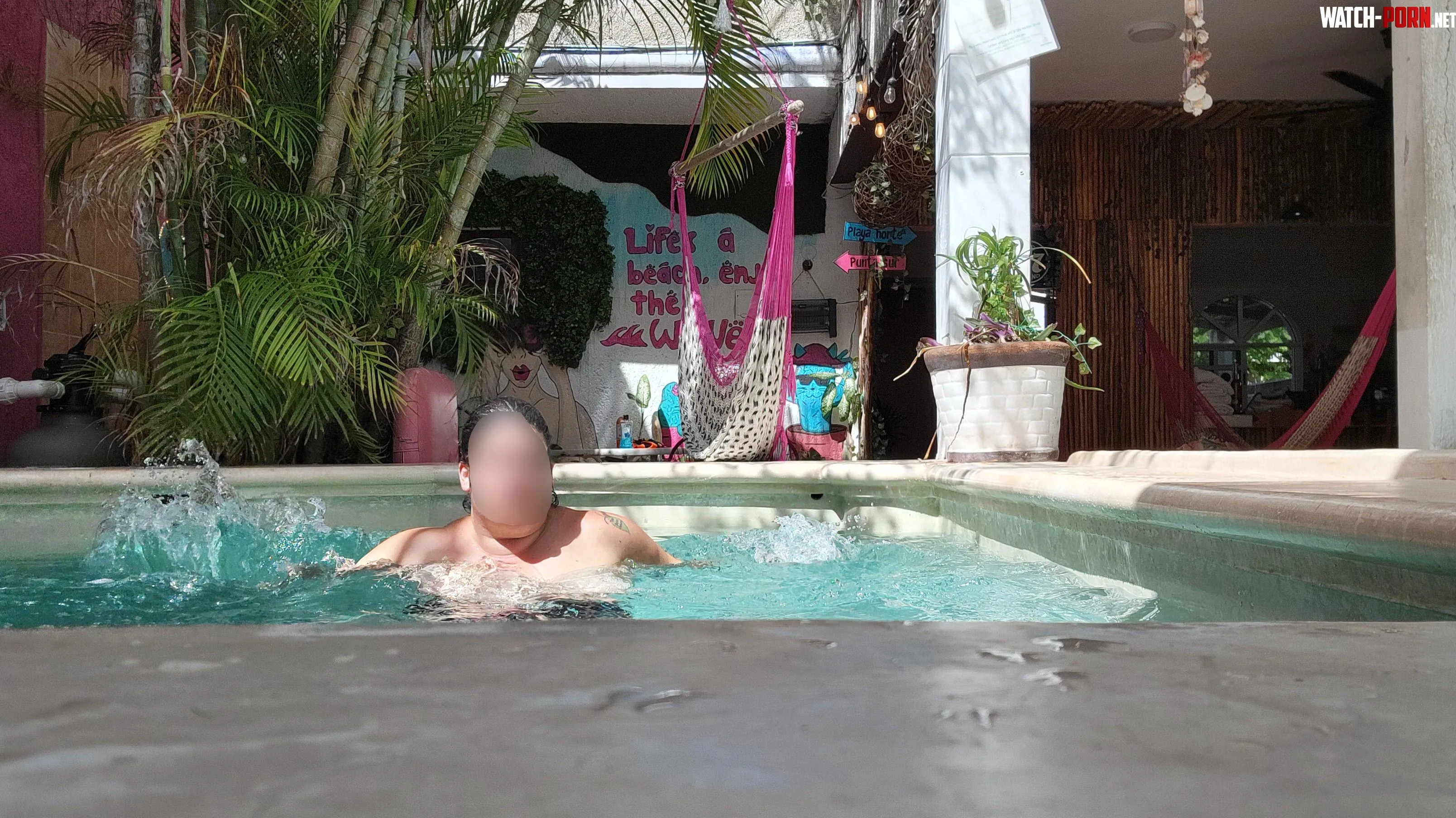 Pool party anyone by vixxxenhotwife
