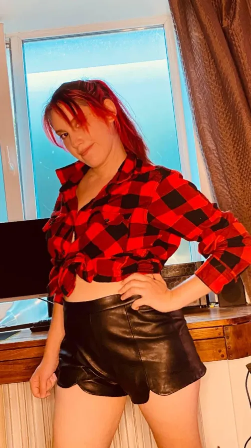 Thumbnail Comfort in Leather Pants - NaughtyDreamGoddess