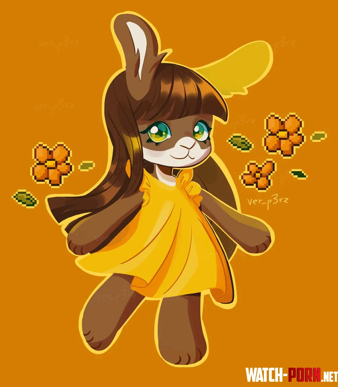 I drew Daisy one of my bunny fursonas  by ver-p3rz