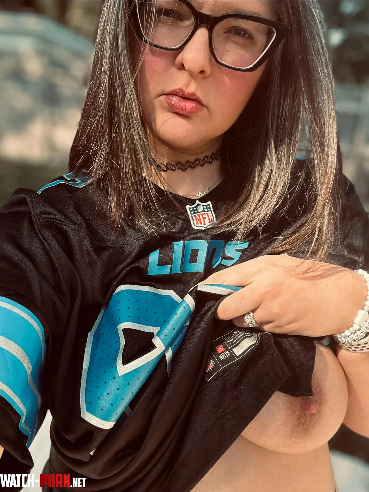 I missed watching my lions this weekend so I kept up my spirit anyway by laceandlegs224