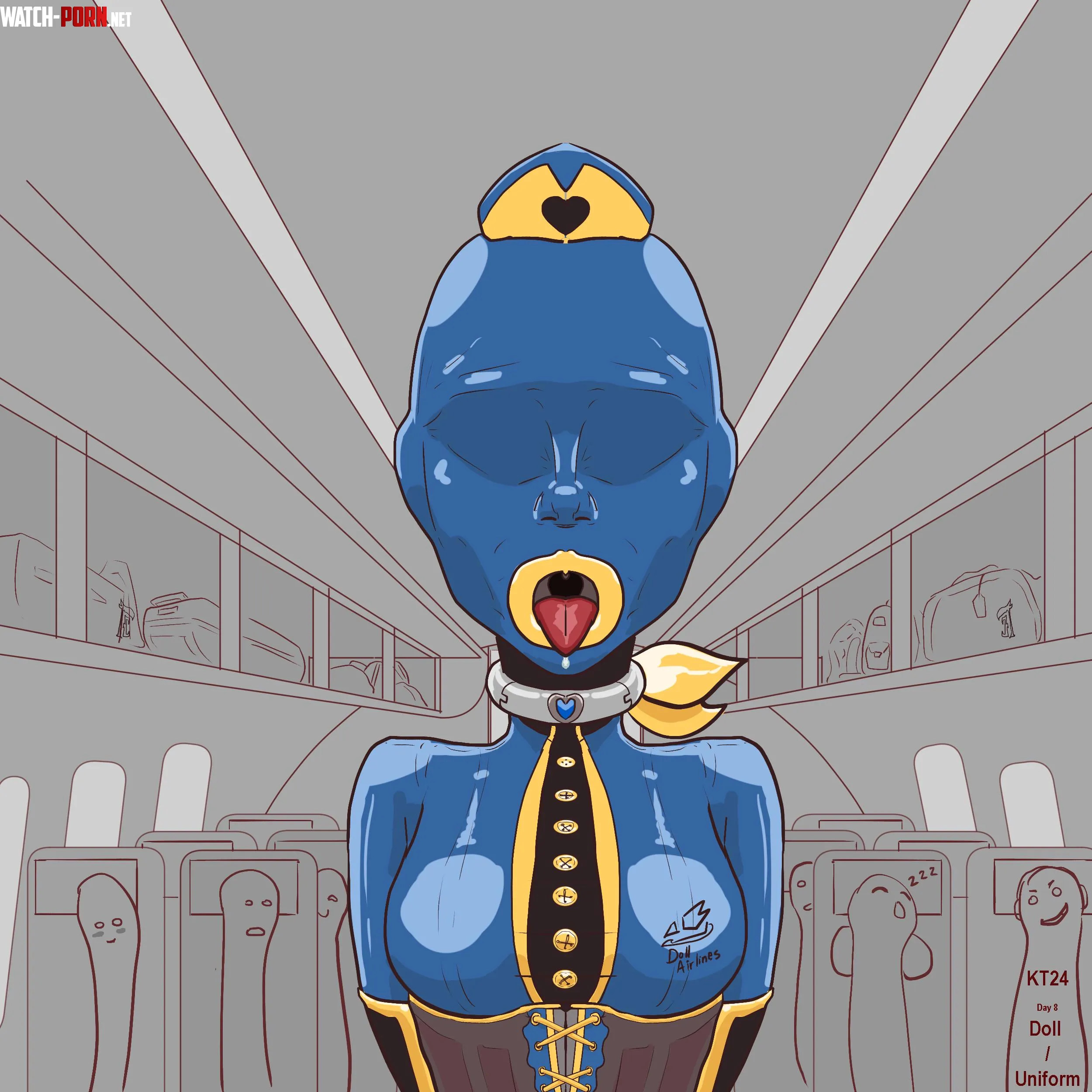 Not being able to see shes not handing any meals or coffees to her passengers but she could be of service in better ways by SubmissiveDinosaur