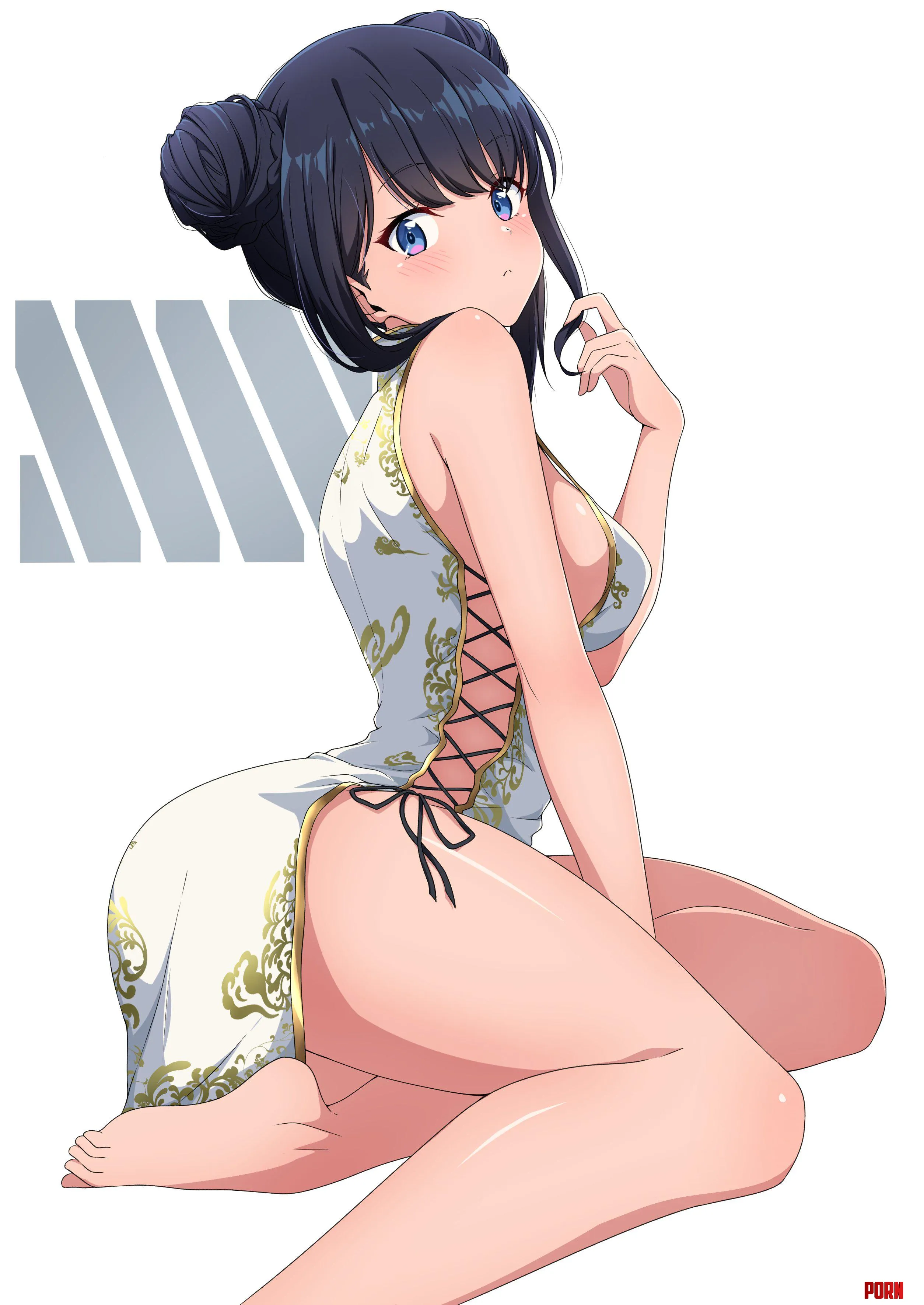 Rikka in Qipao SSSS Gridman by konosubak