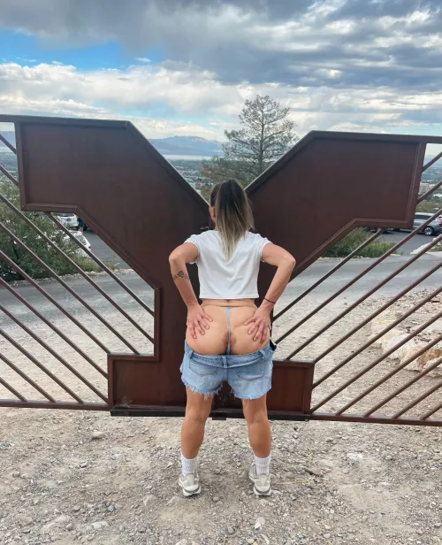 Thumbnail Savor the View: BlairHollow's Sweet G-String Revelation