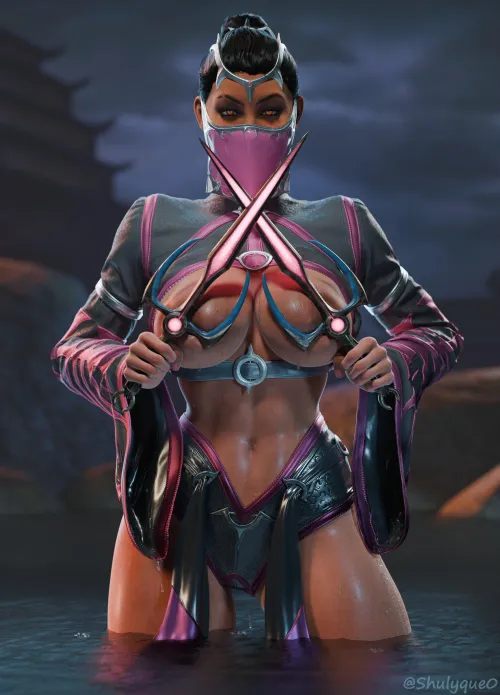 Thumbnail AlKo96 Pays Homage to Mileena in a Rule 34 Tribute