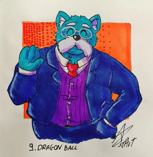 Thumbnail Furktober Art Day 9: Dragon Ball Creation by Cylinder_stArT | Furry