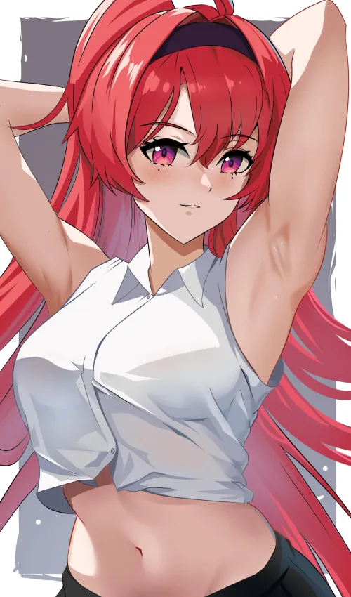 Thumbnail Yinlin's Sleeveless Blouse Fashion Inspiration by TheRoySez in animearmpits