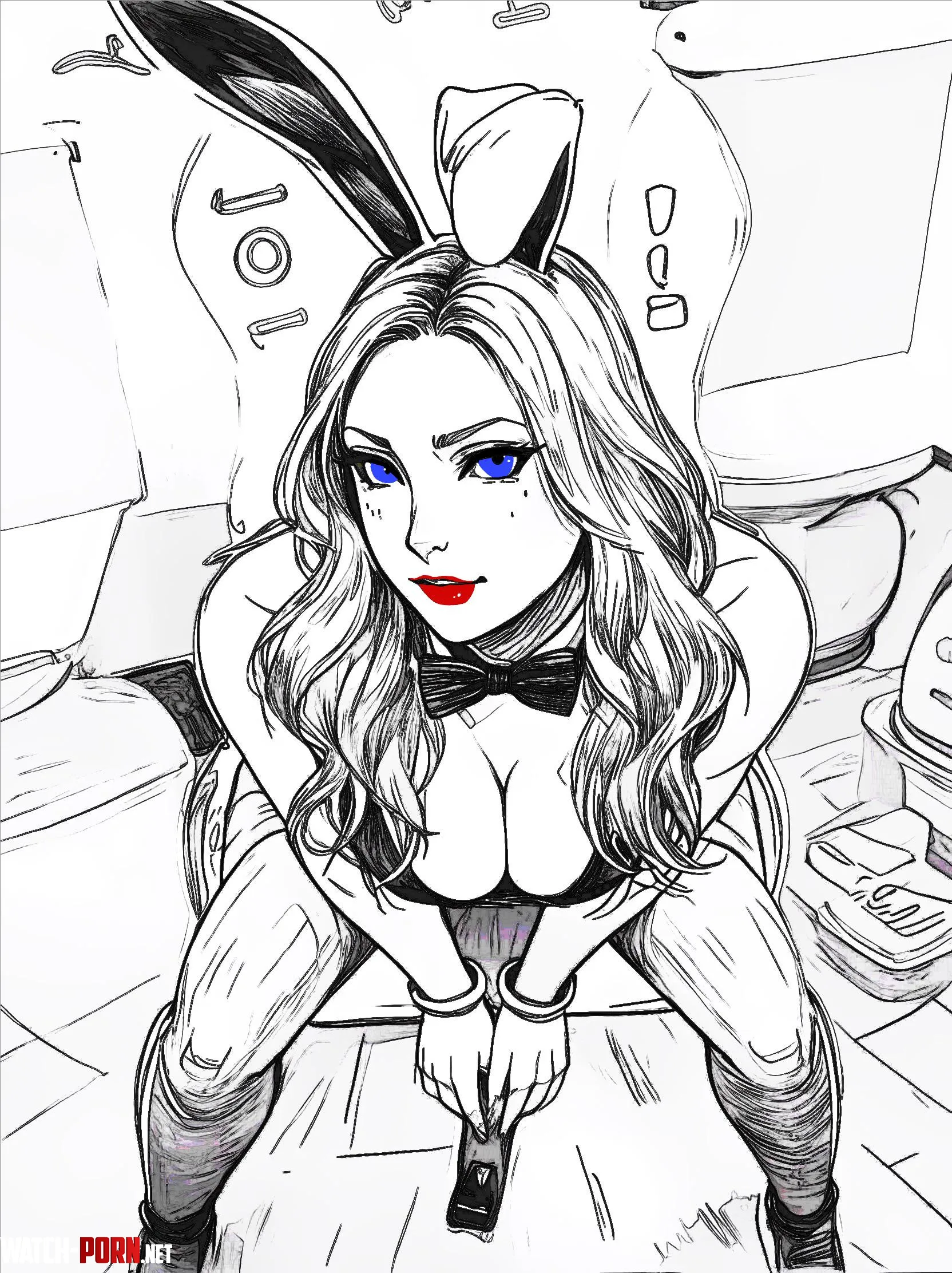Bunny girl DVa Costume by KT3111