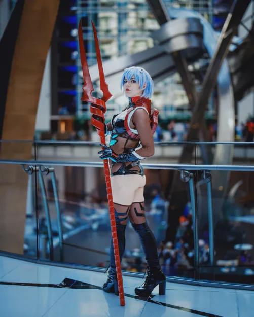Thumbnail Rei Evangelion Cosplay Magic by ElectricSeafoam in cosplaygirls