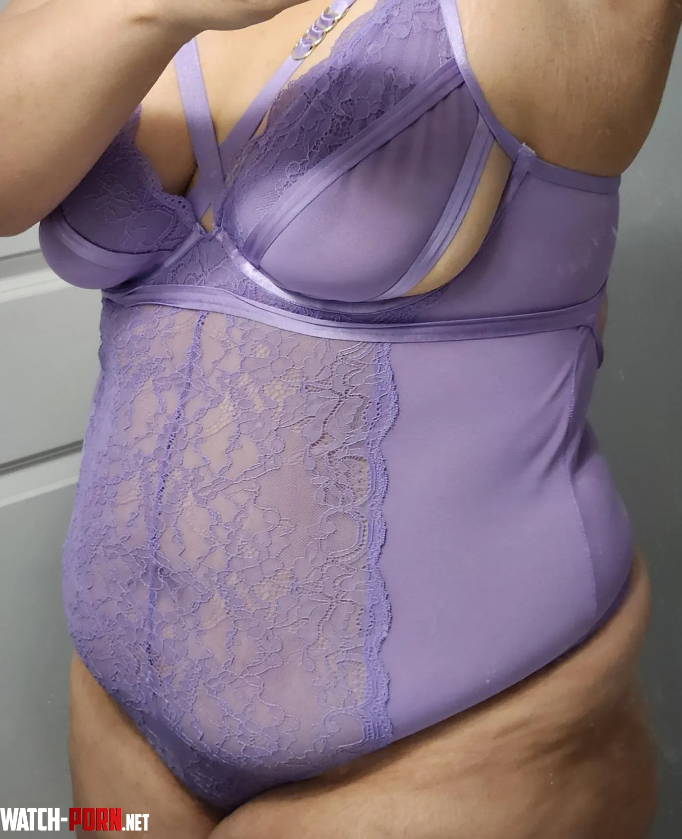 I look good in lavender but I look even better without anything on  by Primary-Ear-1374