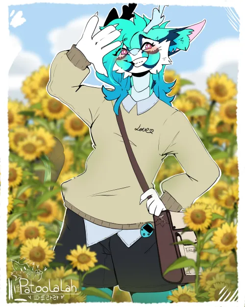 Thumbnail Sunflower Lover Art on Twitter | Crafted by patoolalah