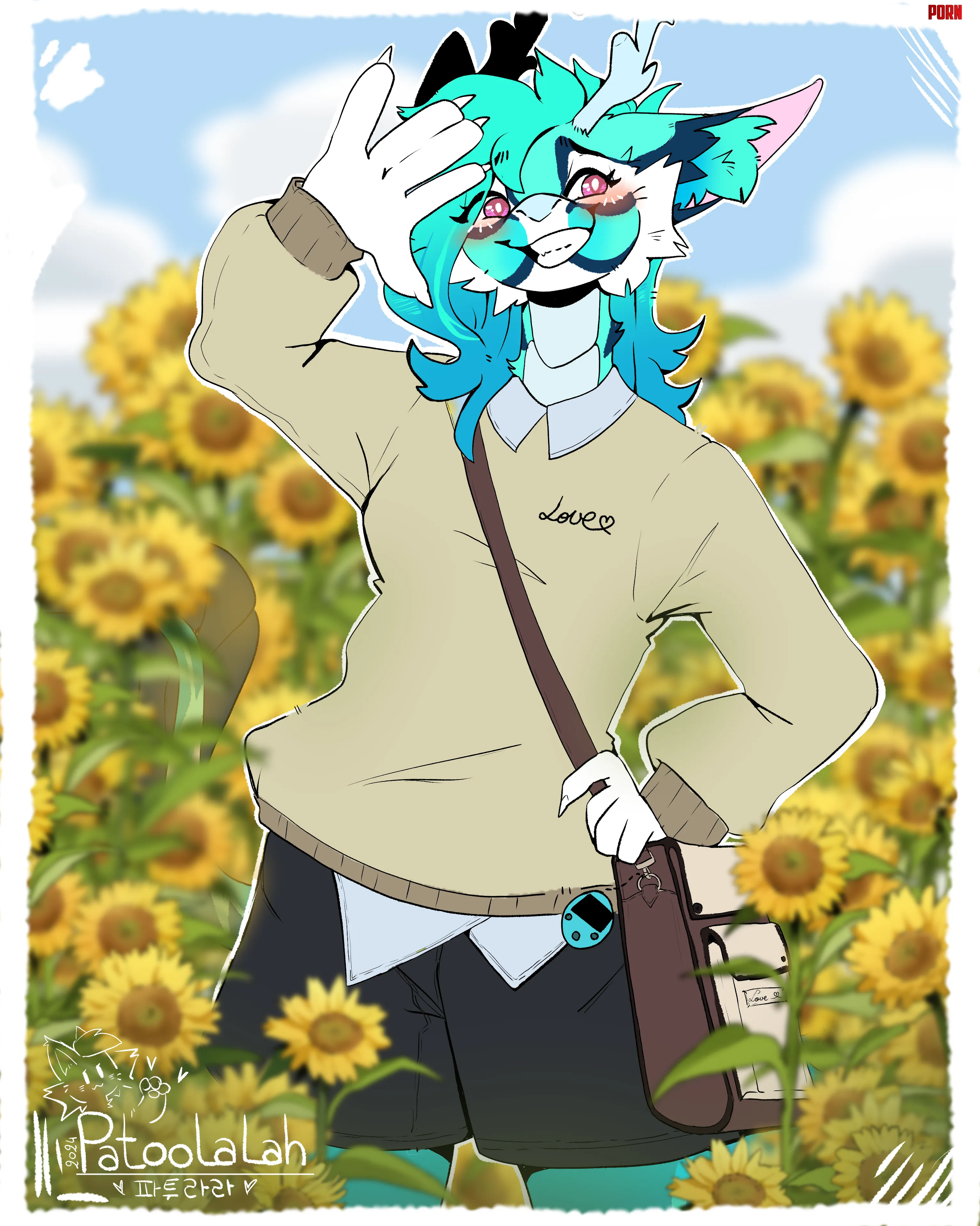 sunflower lover  Art by me patoolalah on twitter by Both_Ad_551