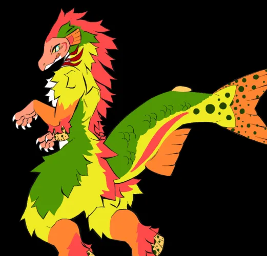 Thumbnail Salmon x Golden Trout Art: Dive into Furry Creations by KilliansCorner