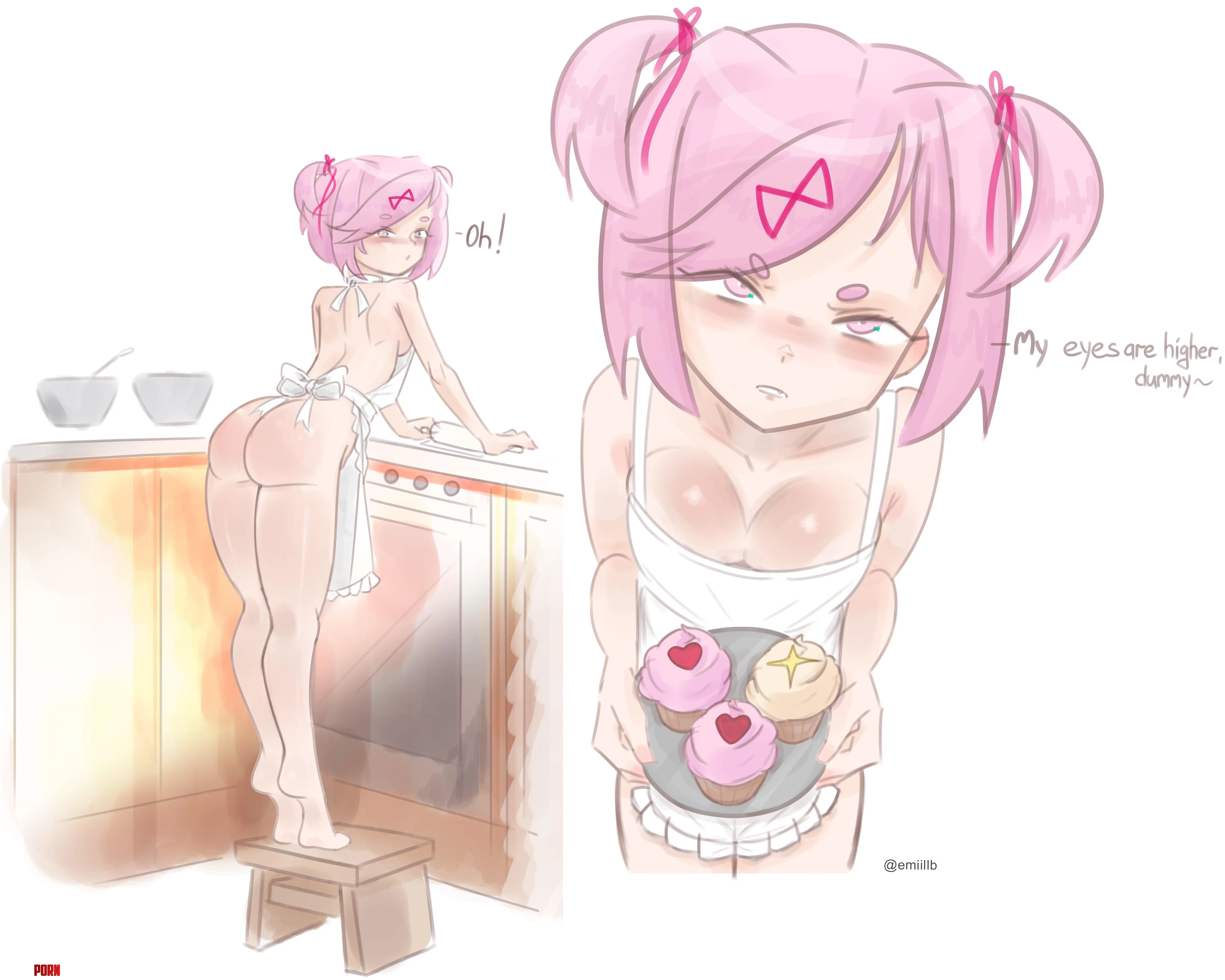 Try Natsukis cupcakes      Natsuki emiillb by Ok_Path_8969