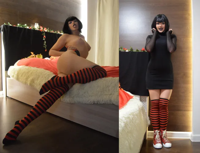 Thumbnail Mavis Dracula from Hotel Transylvania: Makatsuge's Sensual NudeCosplay Creation