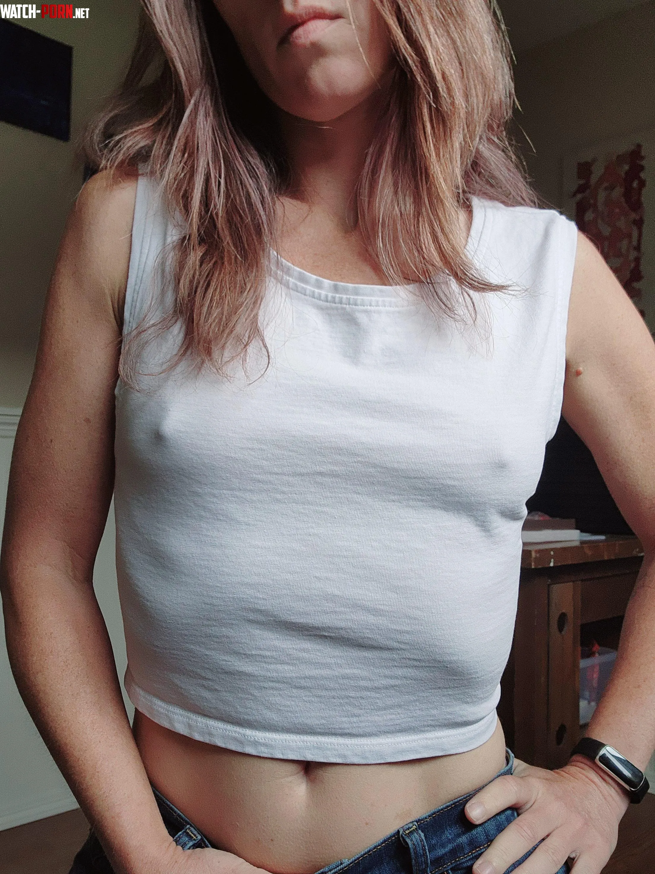 No work calls means no bra to worry about by Mary__Sweet