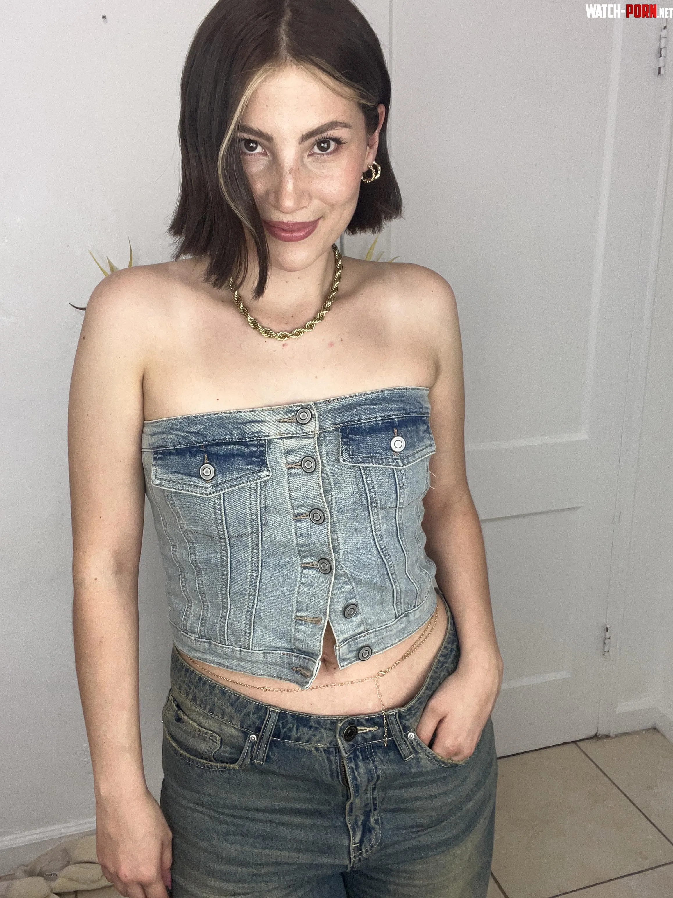 Denim top  by AdLife507