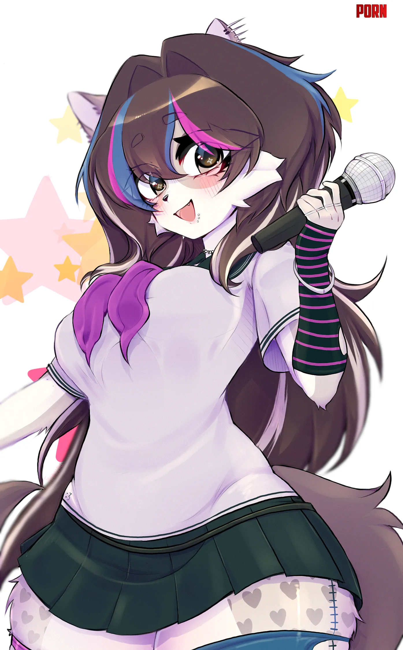 ibuki meowda art by me takkunaki by takkunaki