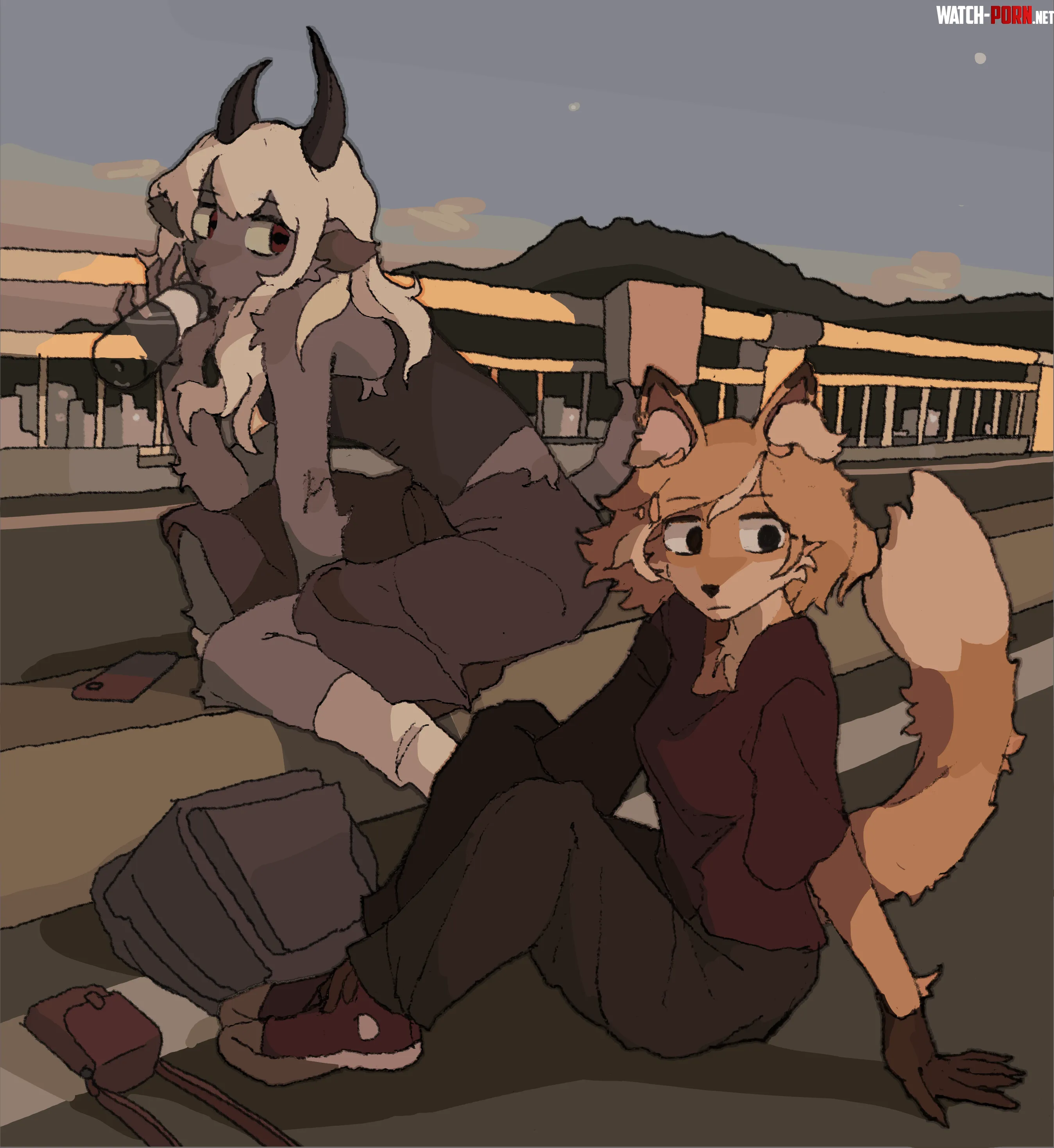 just hanging out by HeadHonchkrowRemi