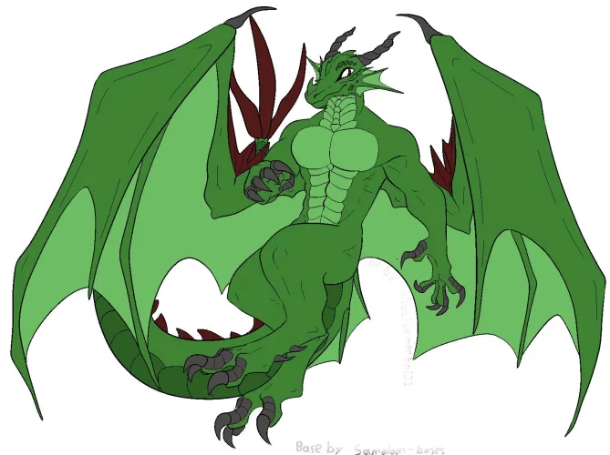 Thumbnail My Dragon Reference by coolgamerboi23 in the Furry Category