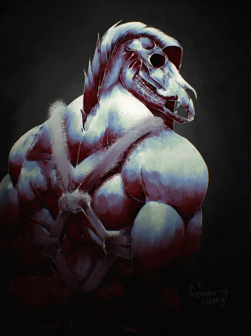 Thumbnail Ocultubre Day 8: Garland King Art by KemonoHenry | Furry