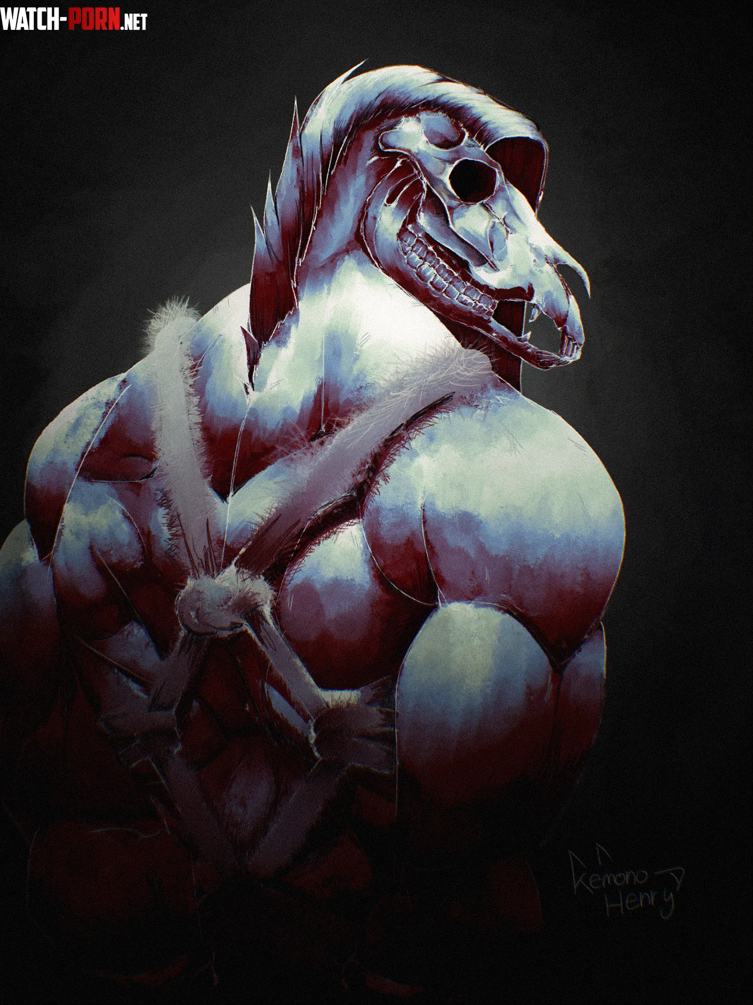Ocultubre Day 8 Garland King by KemonoHenry