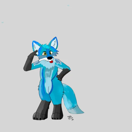 Thumbnail Proud of this Furry Cutie | Art by Glass_Wolf_2002