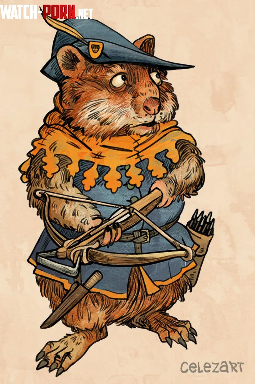 Medieval hamster by me Celezart by Olegeg
