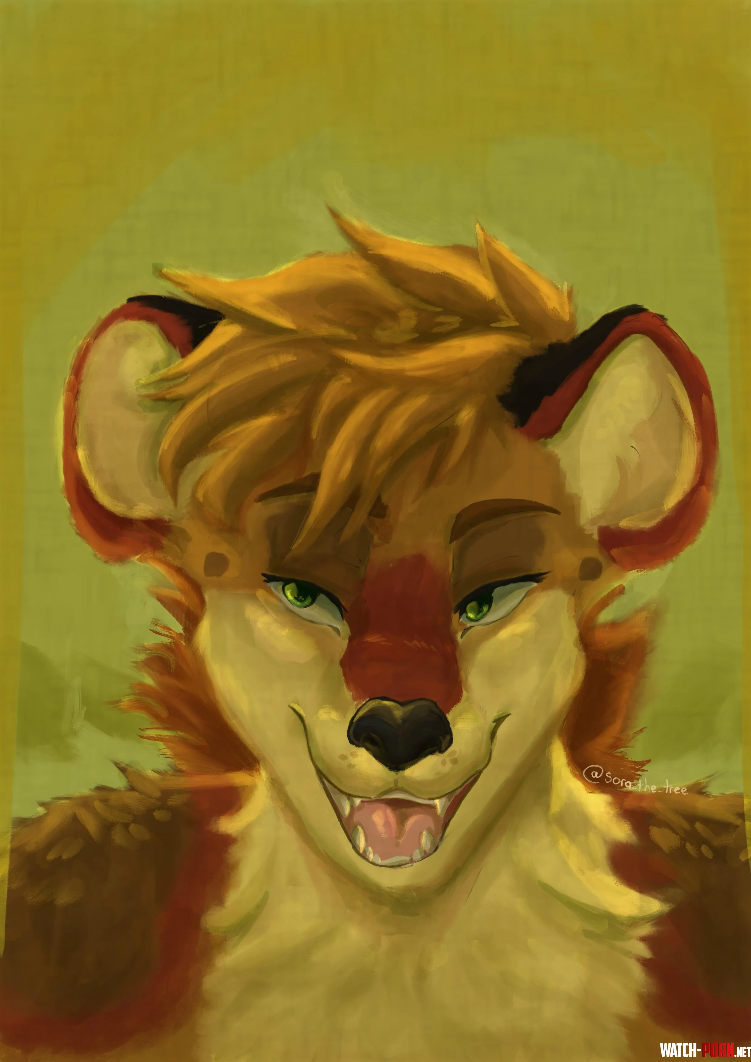 Tried a more painterly approach Art by me oc BetaEtaDelota by Sora-KunOwO