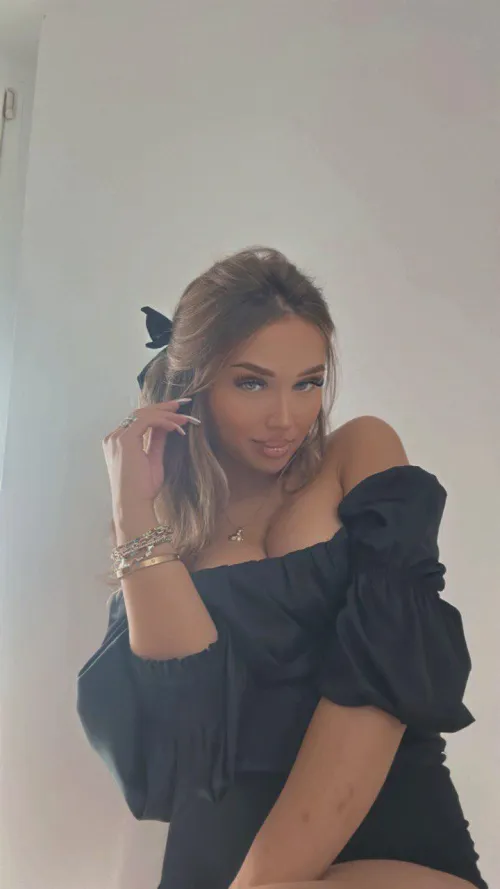 Thumbnail Cute Tan and Black Outfit: Elevate Your Style with Classy Looks by girl_from_dream | classygirls