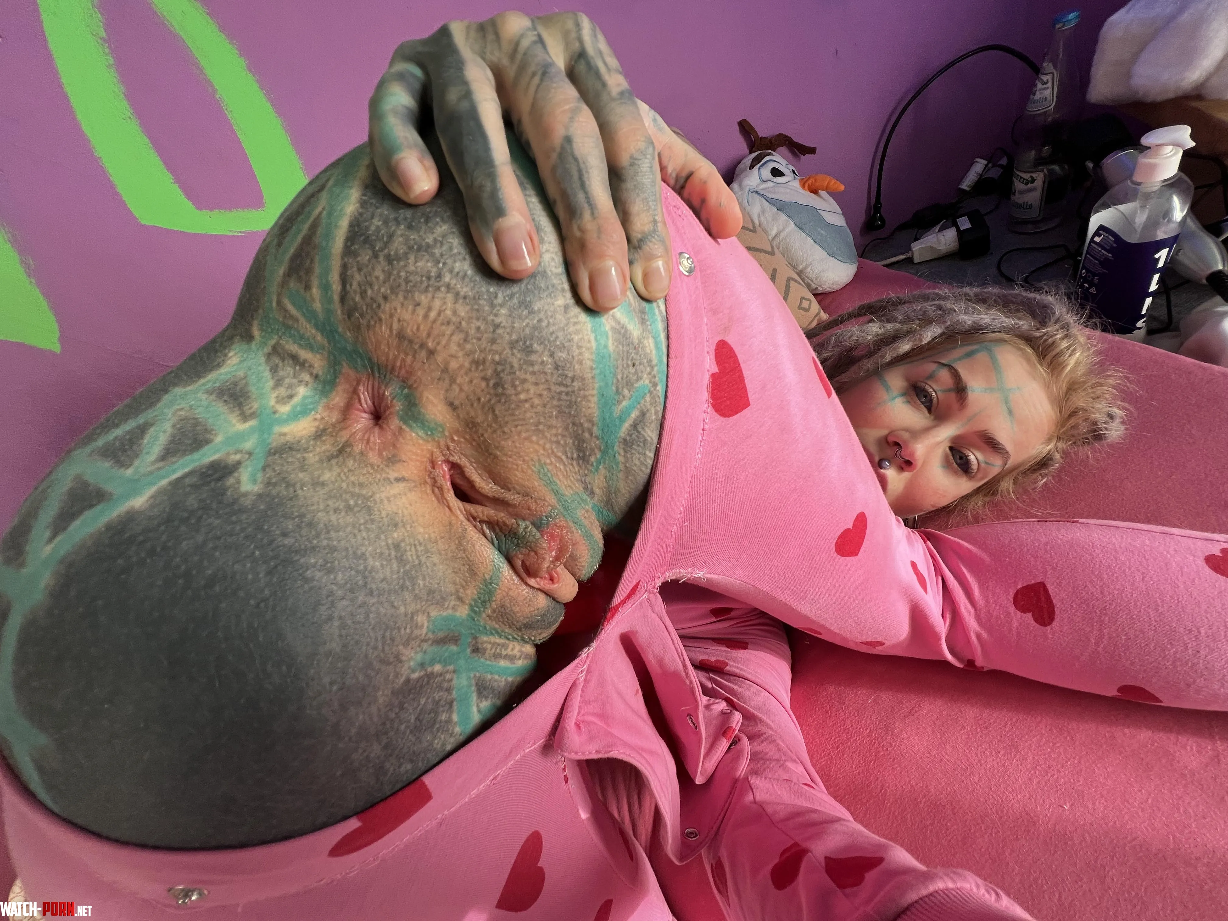 Fully tattooed f oc by anuskatzz_XXX