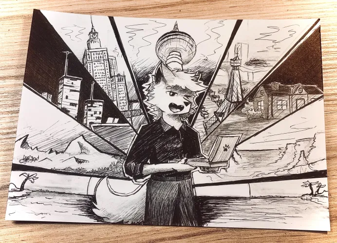 Thumbnail Nomadic Furry Art Creation | Furry Article by RokimOS