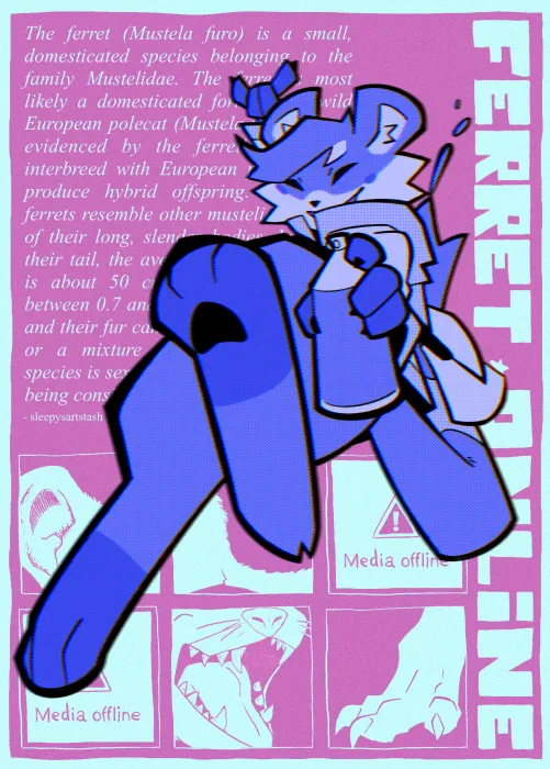 Thumbnail Internet Ferret by Sleepysartstash | Furry Article by Upygoo