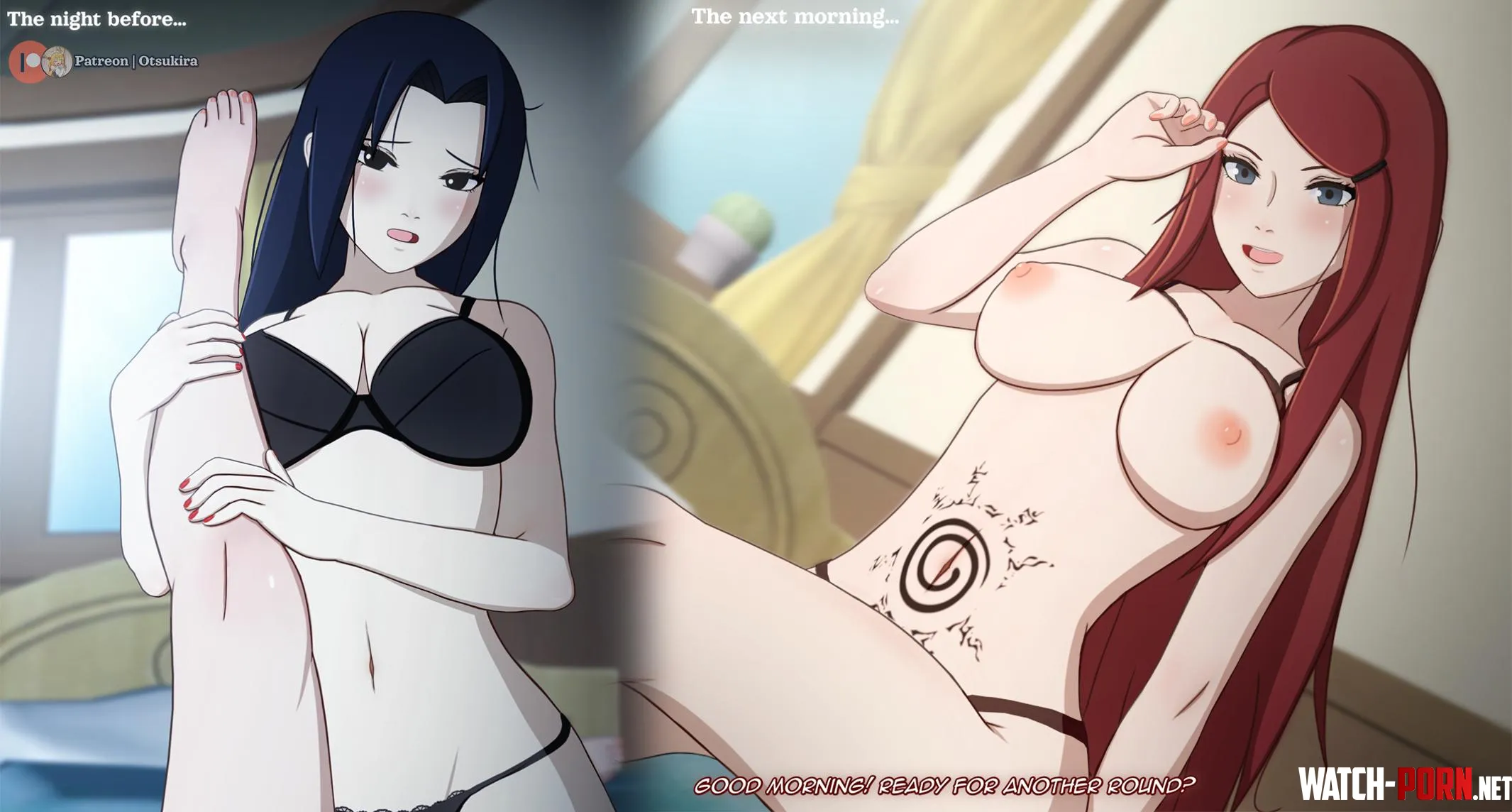 Mikoto X Kushina  by Oxide_Penta