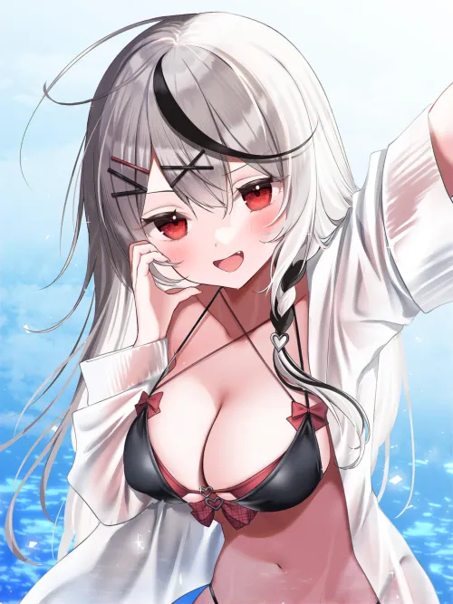 Thumbnail Swimsuit Chloe's Selfie Moment: Dive into marxsander2016's Art