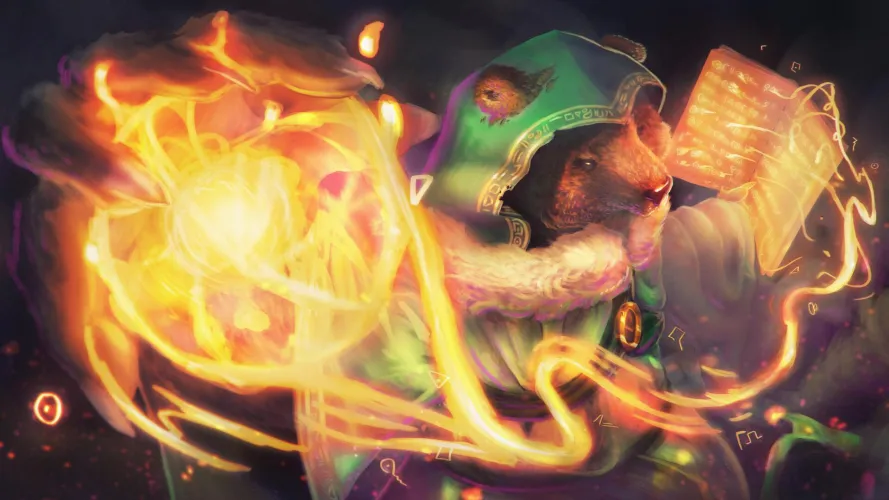 Thumbnail Creative Ursal Mage Bear Art by luis_bento_art | Furry Theme