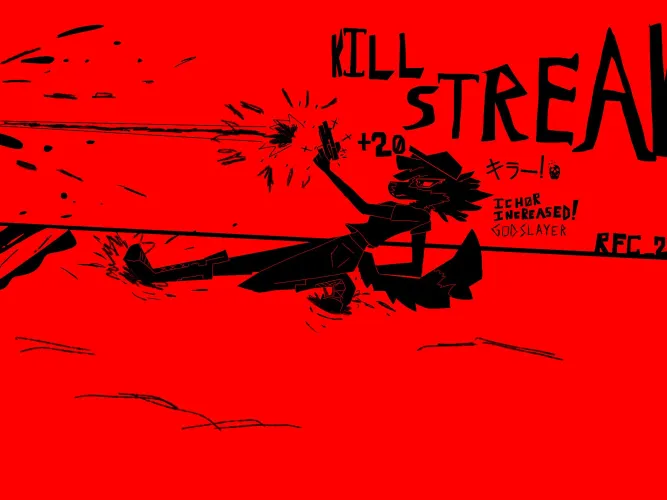 Thumbnail K1LLSTREAK Original Artwork by Miserable_Cancel_640 | 2D Furry Art